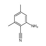 2-Amino-4,6-dimethylbenzenecarbonitrile结构式