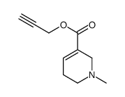 prop-2-ynyl 1-methyl-3,6-dihydro-2H-pyridine-5-carboxylate结构式