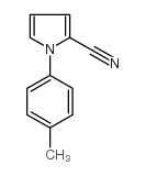 1-(4-甲基苯基)-1H-吡咯-2-甲腈结构式