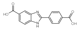 2-(4-Carboxyphenyl)-1H-benzimidazole-5-carboxylic acid结构式