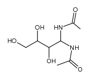 4,4-bis-acetylamino-butane-1,2,3-triol结构式