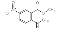 2-(甲基氨基)-5-硝基苯羧酸甲酯结构式