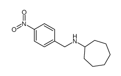 N-(4-nitrobenzyl)cycloheptanamine结构式