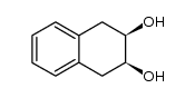 cis-1,2,3,4-tetrahydronaphthalene-2,3-diol结构式