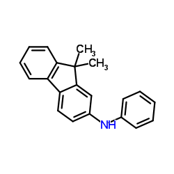 2-苯氨基-9,9-二甲基芴结构式
