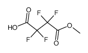2,2,3,3-tetrafluoro-4-methoxy-4-oxobutanoic acid结构式