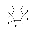 1H,4H/2H-nonafluorocyclohexane结构式