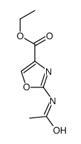ethyl 2-acetamido-1,3-oxazole-4-carboxylate结构式