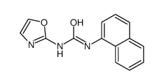 1-naphthalen-1-yl-3-(1,3-oxazol-2-yl)urea结构式