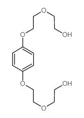 2,2'-[1,4-亚苯基双(氧基-2,1-乙二基氧基)]二乙醇结构式