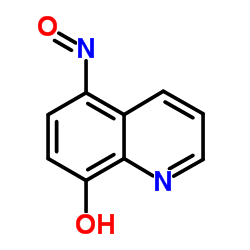8-羟基-5-硝基喹啉结构式
