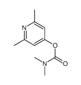 N,N-Dimethylcarbamic acid 2,6-dimethyl-4-pyridyl ester结构式