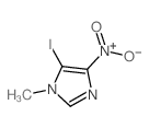 1H-Imidazole,5-iodo-1-methyl-4-nitro-结构式