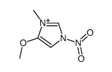5-METHOXY-1-METHYL-3-NITRO-1H-IMIDAZOLE结构式