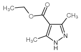 3,5-二甲基-1H-4-吡唑羧酸乙酯结构式
