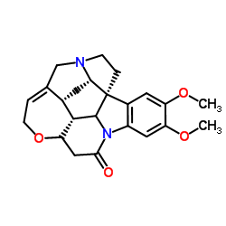 马钱子碱结构式