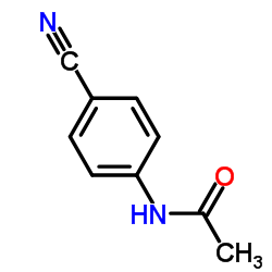 4-乙酰氨苯甲腈结构式