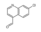 7-chloroquinoline-4-carbaldehyde结构式