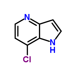 7-氯-4-氮杂吲哚结构式
