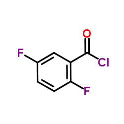 2,5-二氟苯甲酰氯结构式