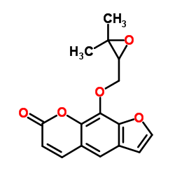 环氧前胡醚; 栓翅芹内酯结构式