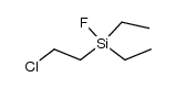 2-chloroethyl-diethylfluorosilane结构式