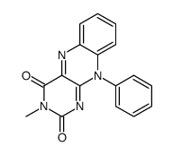 3-methyl-10-phenylbenzo[g]pteridine-2,4-dione结构式