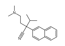 α-[2-(Dimethylamino)ethyl]-α-isopropyl-2-naphthaleneacetonitrile结构式