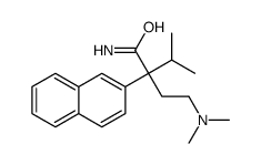 α-[2-(Dimethylamino)ethyl]-α-isopropyl-2-naphthaleneacetamide结构式