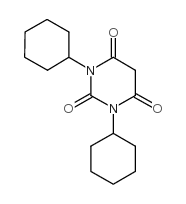 1,3-二环己基巴比妥酸结构式