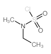 sulfamoyl chloride, ethyl(methyl)-结构式