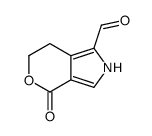 Pyrano[3,4-c]pyrrole-1-carboxaldehyde, 2,4,6,7-tetrahydro-4-oxo- (9CI)结构式