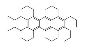 1,2,3,4,5,6,7,8-octapropylanthracene结构式
