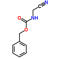 N-苄氧羰基氨基乙腈结构式