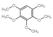 2,3,4,5-四甲氧基甲苯结构式