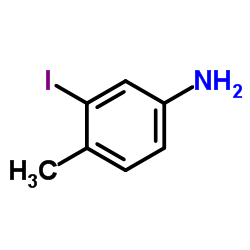 3-碘-4-甲基苯胺结构式