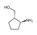 ((1S,2S)-2-aminocyclopentyl)methanol结构式