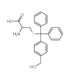 L-Cysteine,S-[[4-(hydroxymethyl)phenyl]diphenylmethyl]-结构式