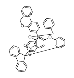 9,9-bis[4-(4-nitro-3-phenylmethoxyphenoxy)phenyl]fluorene结构式