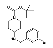 1-BOC-4-(3-BROMO-BENZYLAMINO)-PIPERIDINE结构式