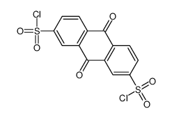 9,10-Dihydro-9,10-dioxo-2,7-anthracenedisulfonyl chloride结构式