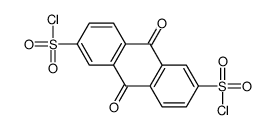 9,10-dioxoanthracene-2,6-disulfonyl chloride结构式