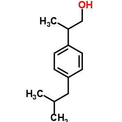 2-(4-异丁基苯基)-1-丙醇结构式