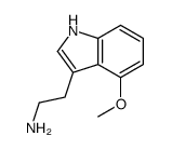 2-(4-Methoxy-1H-indol-3-yl)ethanamine结构式
