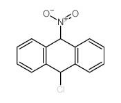 9-氯-10-硝基-9,10-二氢蒽结构式