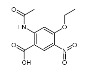2-acetylamino-4-ethoxy-5-nitrobenzoic acid结构式
