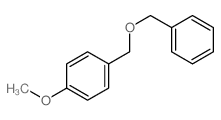 Benzene,1-methoxy-4-[(phenylmethoxy)methyl]-结构式