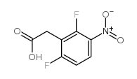 2-(2,6-二氟-3-硝基苯基)乙酸结构式