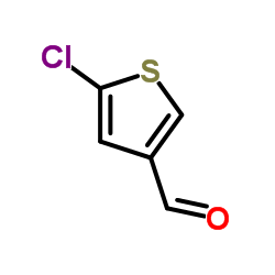 5-氯噻吩-3-羧醛结构式
