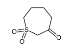 THIEPAN-3-ONE 1,1-DIOXIDE结构式